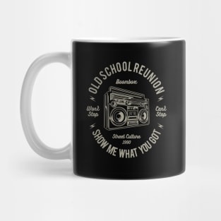 Old School Boom Box Retro Ghetto Blaster Mug